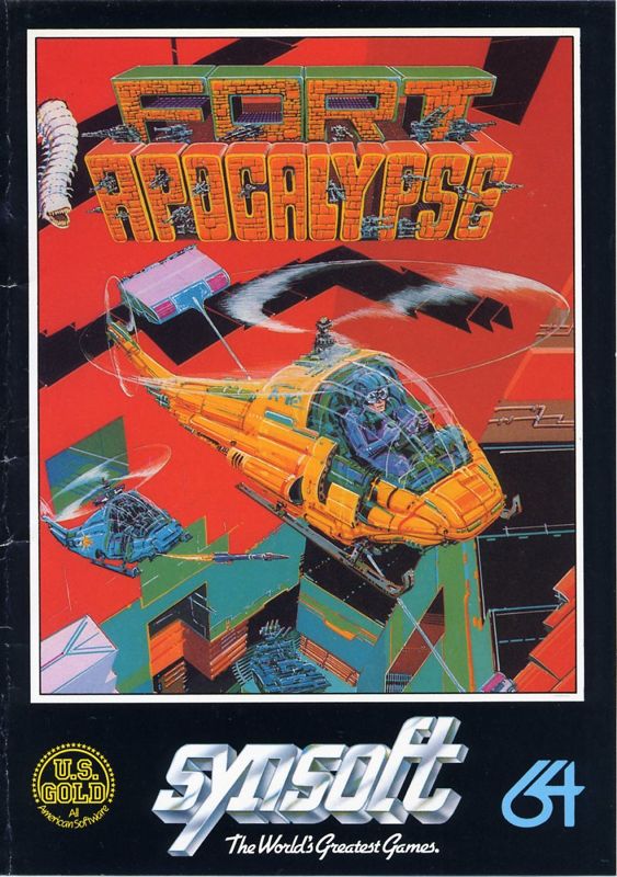 Fort Apocalypse box art for Commodore 64